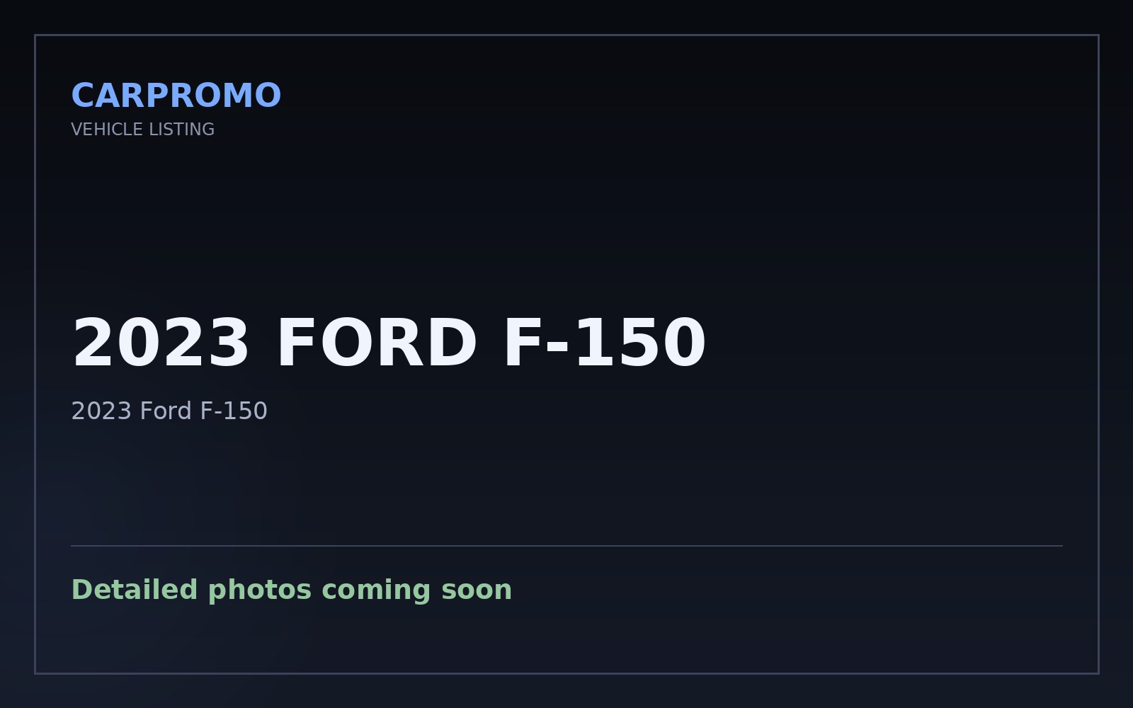 2023 Ford F-150